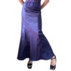 TADASHI SHOJI LONG VINTAGE MAXI SKIRT SZE 8